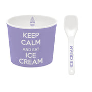 Ciotola gelato con cucchiaino in scatola BROWN-EASY LIFE
