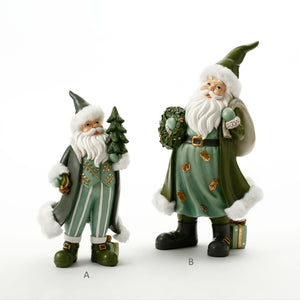 Babbo Natale verde oro - ILARY QUEEN