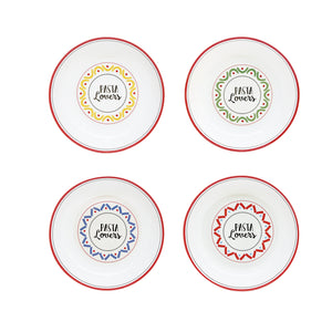 Set 4 piatti pasta PASTA & PIZZA LOVERS- EASY LIFE