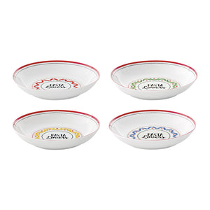 Set 4 piatti pasta PASTA & PIZZA LOVERS- EASY LIFE