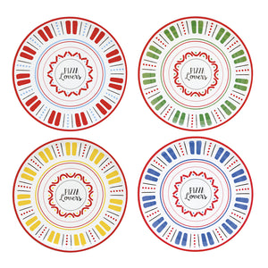 Set 4 piatti pizza PASTA & PIZZA LOVERS -EASY LIFE