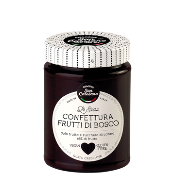 Cascina SAN CASSIANO CONFETTURA EXTRA FRUTTI DI BOSCO gr 340