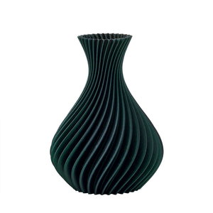Vaso Spirale Verde Glitter - Melaverde