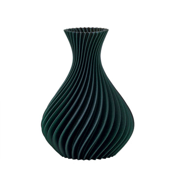 Vaso Spirale Verde Glitter - Melaverde