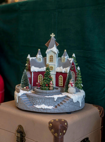 Carillon Paesaggio natalizio innevato