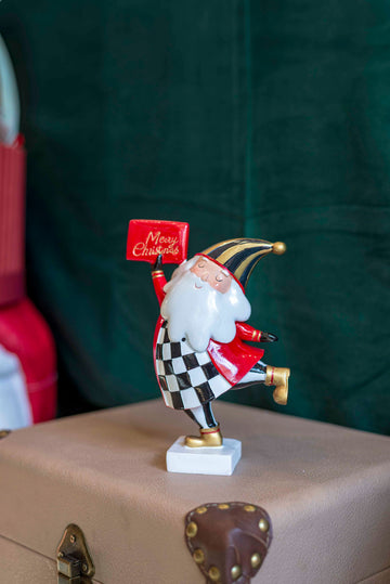 Babbo Natale con lettera a scacchi