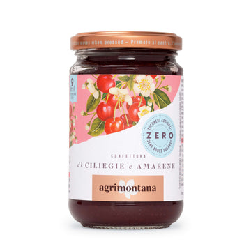 Agrimontana marmellata ciliegie e amareno zero zuccheri gr 300